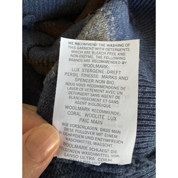 Hawick Knitwear wool‎ argyle sweater men’s XL - Picture 5 of 5